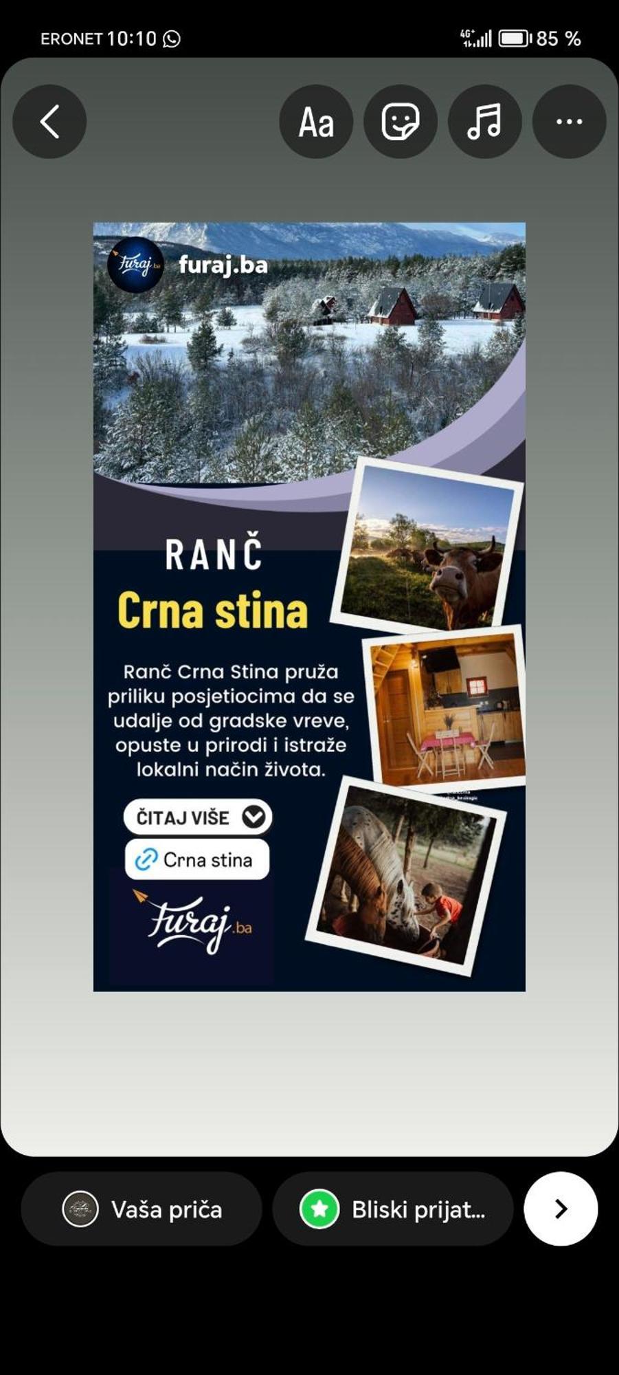 Ranc Crna Stina Villa Livno Eksteriør bilde
